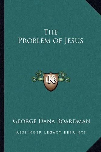 Cover image for The Problem of Jesus