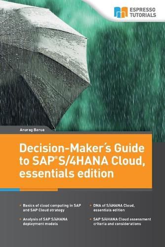 Cover image for Decision-Makers Guide to SAP S/4HANA Cloud, essentials edition