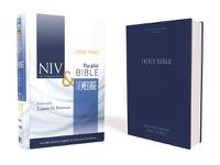 Cover image for NIV, The Message, Parallel Bible, Large Print, Hardcover: Two Bible Versions Together for Study and Comparison