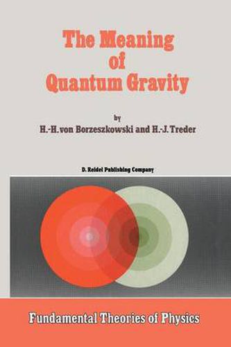 Cover image for The Meaning of Quantum Gravity