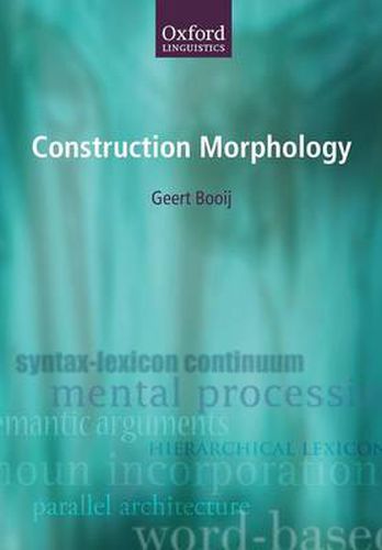 Cover image for Construction Morphology