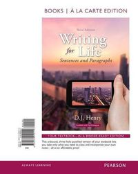 Cover image for Writing for Life: Sentences and Paragraphs