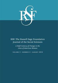 Cover image for Rsf: The Russell Sage Foundation Journal of the Social Sciences: A Half a Century of Change in the Lives of American Women