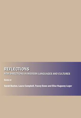 Cover image for Reflections: New Directions in Modern Languages and Cultures