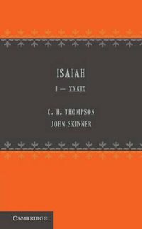 Cover image for Isaiah 1-39