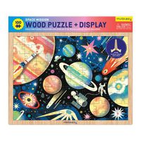 Cover image for Space Mission 100 Piece Wood Puzzle + Display