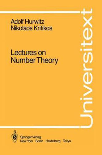 Cover image for Lectures on Number Theory