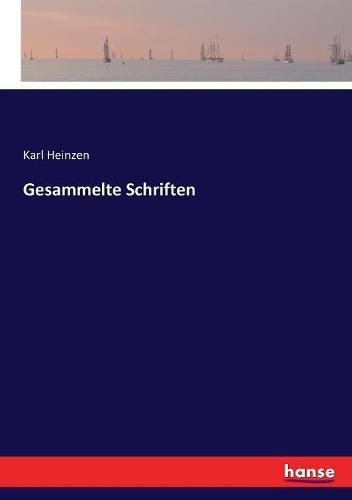 Cover image for Gesammelte Schriften