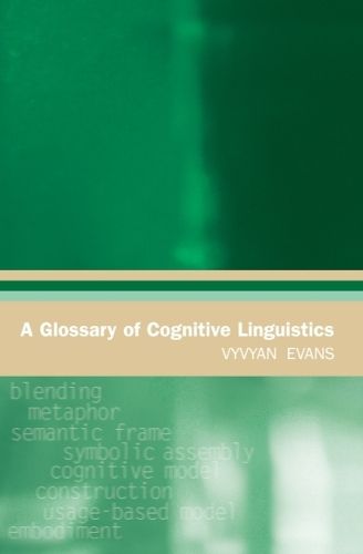 Cover image for A Glossary of Cognitive Linguistics