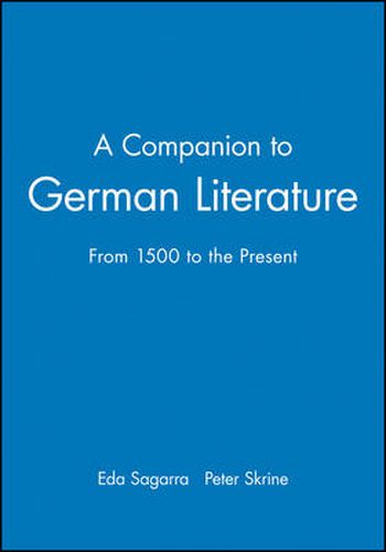 Cover image for A Companion to German Literature