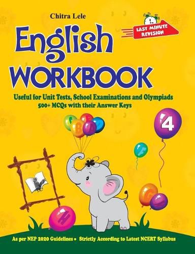 Cover image for English Workbook Class 4: Useful for Unit Tests, School Examinations & Olympiads