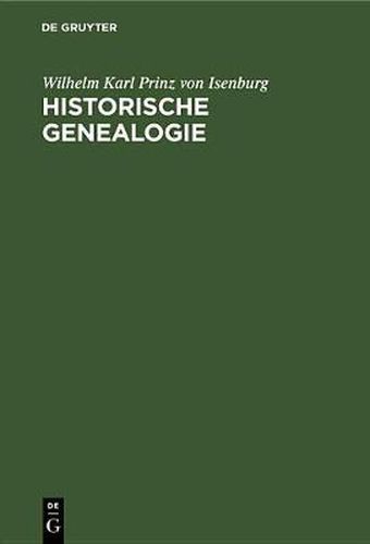 Historische Genealogie