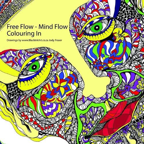 Cover image for Free Flow - Mind Flow - Colouring in