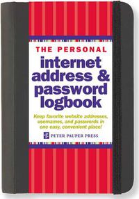 Cover image for The Personal Internet Address & Password Organizer