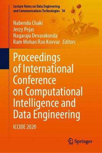 Cover image for Proceedings of International Conference on Computational Intelligence and Data Engineering: ICCIDE 2020