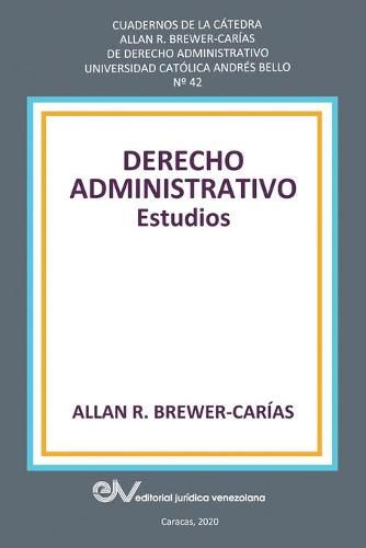 Cover image for DERECHO ADMINISTRATIVO. Estudios