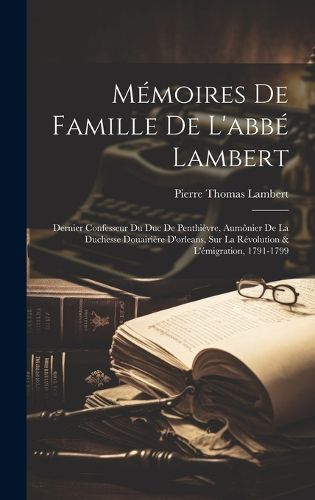 Cover image for Memoires De Famille De L'abbe Lambert