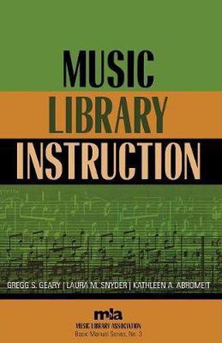 Cover image for Music Library Instruction