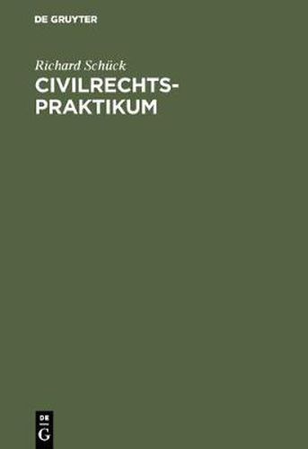 Cover image for Civilrechtspraktikum