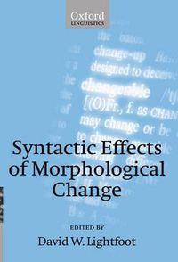 Cover image for Syntactic Effects of Morphological Change
