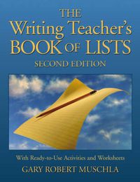 Cover image for Writing Teacher's Book of Lists with Ready-to-use Activities and Worksheets