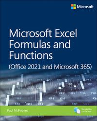 Cover image for Microsoft Excel Formulas and Functions (Office 2021 and Microsoft 365)