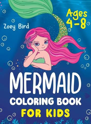 Cover image for Mermaid Coloring Book for Kids: Coloring Activity for Ages 4 - 8