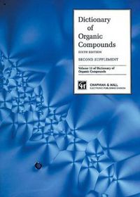 Cover image for Dictionary Organic Compounds, Sixth Edition, Supplement 2