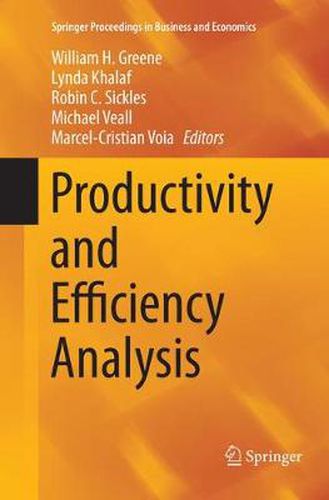 Cover image for Productivity and Efficiency Analysis