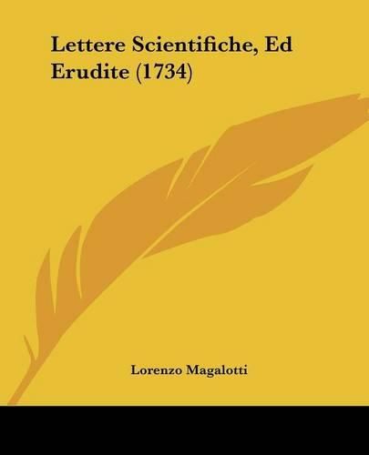 Cover image for Lettere Scientifiche, Ed Erudite (1734)