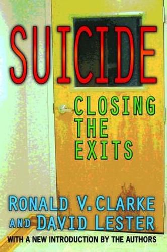 Cover image for Suicide: Closing the Exits