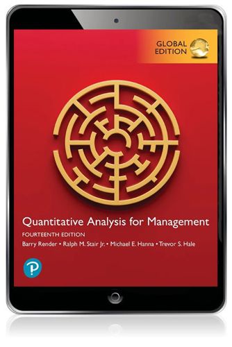 Cover image for Quantitative Analysis for Management, Global Edition