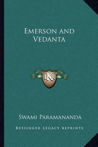 Emerson and Vedanta