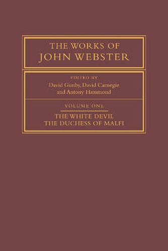 Cover image for The Works of John Webster 3 Volume Paperback Set