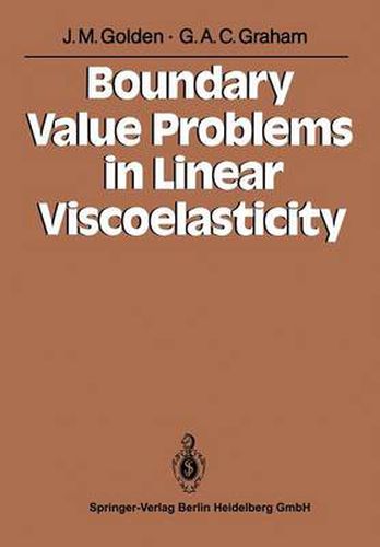 Cover image for Boundary Value Problems in Linear Viscoelasticity