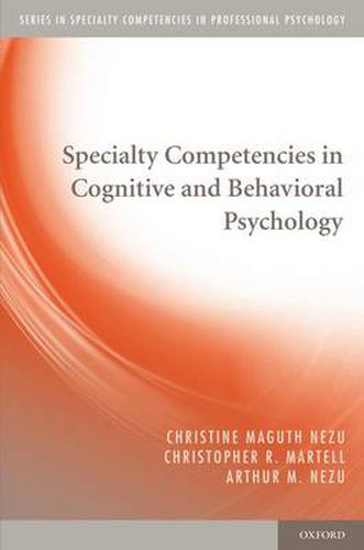 Cover image for Specialty Competencies in Cognitive and Behavioral Psychology