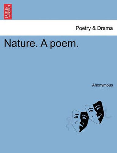 Cover image for Nature. a Poem.