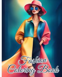 Cover image for Fashion Coloring Book For Teens