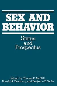 Cover image for Sex and Behavior: Status and Prospectus