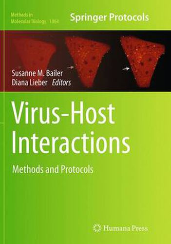 Virus-Host Interactions: Methods and Protocols