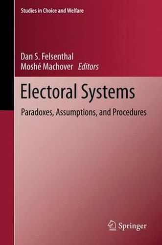 Cover image for Electoral Systems: Paradoxes, Assumptions, and Procedures