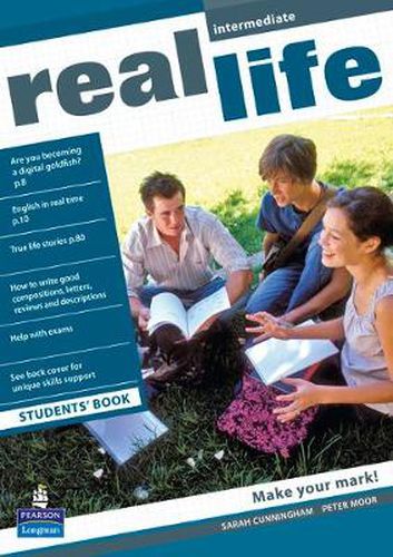 Cover image for Real Life Global Intermediate Students Book