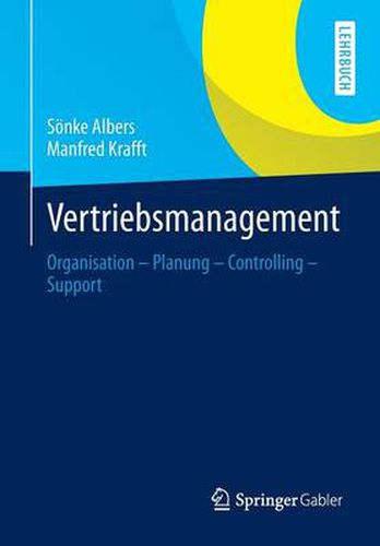 Cover image for Vertriebsmanagement: Organisation - Planung - Controlling - Support