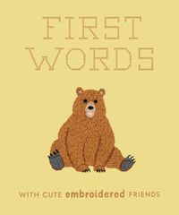 Cover image for First Words with Cute Embroidered Friends