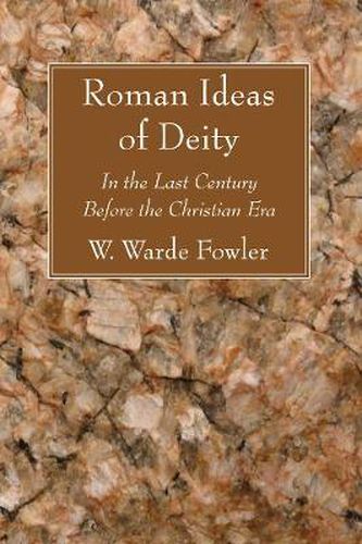 Cover image for Roman Ideas of Deity