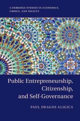 Cover image for Public Entrepreneurship, Citizenship, and Self-Governance