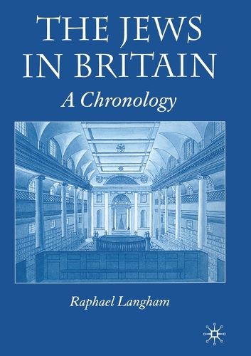 Cover image for The Jews in Britain: A Chronology