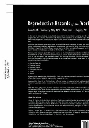 Cover image for Reproductive Hazards of the Workplace