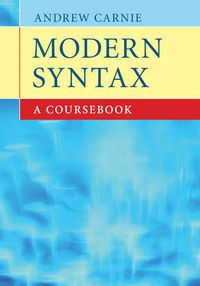 Cover image for Modern Syntax: A Coursebook