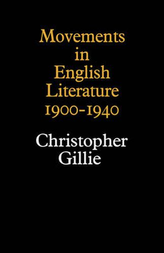 Cover image for Movements in English Literature